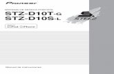 SISTEMA DE MÚSICA PORTÁTIL STZ-D10T-G STZ … manual (stz-d10s - stz...Acerca de la protección antigoteo (STZ-D10T solamente) Con respecto a la protección antigoteo del dispositivo,
