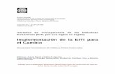 Implementación de la EITI para el Cambiositeresources.worldbank.org/INTEXTINDTRAINI/New... · mundial de la EITI comprende una ... necesariamente las opiniones de los Directores