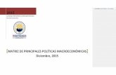 MATRIZ DE PRINCIPALES POLÍTICAS … PoliticasMacro/Historico... ·  · 2016-02-09solamente al Gobierno y a los bancos y sociedades financieras ... en las que las instituciones depositarias