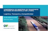 Logística, Transporte y Competitividad - Homepage - UN …unohrlls.org/custom-content/uploads/2016/10/Mr.-Rolando...16. GUY Rutas Conexión Venezuela (Ciudad Guayana) - Guyana (Georgetown)