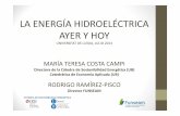LA ENERGÍA HIDROELÉCTRICA AYER Y HOY - … bruto de energía primaria en España 1955 – 1975 (Miles de tec) Hidroelectricidad Fuente: Carles Sudría. Un bosquejo histórico de