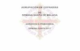 AGRUPACIN DE COFRADAS - Agrupación de …agrupaciondecofradias.com/wp-content/uploads/2017/03/...LUNES SANTO COFRADÍAS Y HERMANDADES SALIDA ALAMEDA TRIBUNA CATEDRAL TEMPLO FERVOROSA