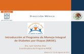 Introducción al Programa de Manejo Integral de Diabetes …sgm.issste.gob.mx/medica/diabetes/doctos/Curso de... ·  · 2011-09-01Introducción al Programa de Manejo Integral de