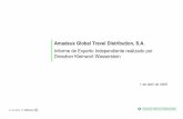 Amadeus Global Travel Distribution, S.A. de experto... · ofrecido no podrá ser inferior al que resulte de tomar en cuenta, ... el Valor Teórico Contable, el Valor ... DrKW ha analizado