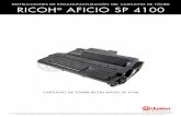Ricoh SP 4100 Reman Span - uninetimaging.com€¦ · La serie de impresoras Ricoh SP 4100 están basadas en un motor Ricoh con capacidad de imprimir 31-36ppm, a 1200 x 600 dpi. En
