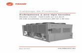 Catálogo de Producto - trane.com · ambientes. El enfriador a aire modelo CGAM opera bajo temperaturas ambientes de 0 a 125°F (-18 a 52°C) ...
