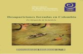 El análisis y recomendaciones de la presente publicación ... · coordinación colombia europa estados unidos Observatorio de derechos humanos y derecho humanitario Desapariciones