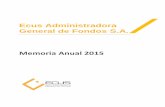 Ecus Administradora General de Fondos S.A.ecuscapital.com/wp-content/uploads/Memoria Anual 2015 Ecus AGF.pdf · Ciudad Santiago Región Metropolitana ... inscrito a fojas 5.728, ...