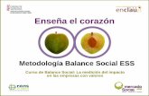 Metodología Balance Social ESS - enclau.orgenclau.org/wp-content/uploads/2016/07/Presentación_Metodología... · Curso de Balance Social: La medición del impacto en las empresas