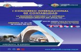 I CONGRESO INTERNACIONAL DE CONTABILIDAD€¦ · programa general dia hora tema ceremonia de inauguraciÓn del i congreso internacional de contabilidad la profesiÓn contable y la