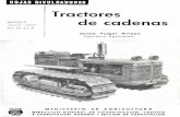 Tractores MADRID de cadenas JULIO 1957 N.• 13-57 H · 8.-Palanca (le embrague del ... piñón intermediario D al piñón (le ataque E y corona. ... z.-Radiador y termostato. 3.-Filtro