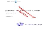 SAP01- Introducció a SAP - ub.edu · SAP01 - Manual d'usuari Introducció a SAP v4.doc Pàgina 4 de 55 30/06/2011 SAP01 – Introducció a SAP. 1 INICI I TANCAMENT DE SISTEMA SAP