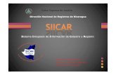 Dirección Nacional de Registros de Nicaragua - lagf.orglagf.org/2014/ppt/Eduarto Ortega Roa.pdf · Geoprocesamiento-Catastro Físico SIICAR-ADMIN SIICAR-COM ... Realiza operaciones