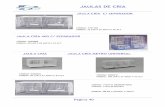 JAULAS DE CRIA - suministrosganaderos.comJAULAS.pdf · palo canarios 25cm baÑera interior nº1 cÓdigo 0375011 dim 16 lar x 2,3 anch x 2 alt cÓdigo 0325504 dim 33,5 diam x 9 alt
