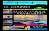 El Longino Soy del Norte - diariolongino.cldiariolongino.cl/wp-content/uploads/2014/12/longinoiqqdiciembre27.pdf · El Longino www .diariolongino.cl. BALEAN Y APUÑALAN A UN INDIGENTE.