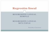 REGRESIÓN LINEAL SIMPLE REGRESIÓN LINEAL …naziracalleja.weebly.com/.../5/6/2/7/56279085/8._regresión_lineal.pdf · El modelo de regresión lineal se puede ampliar para incluir