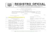 TRIBUNAL CONSTITUCIONAL - pge.gob.ec · 233-2005 Modificase el Acuerdo Ministerial N° 174, ... NAC-DGER2005-0482 Deléganse atribuciones al Jefe Zonal de Santo Domingo de los Colorados