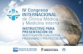 IV Congreso INTERNACIONAL de Clínica Médica y …congresodemedicina.com/wp-content/uploads/2017/05/PDF_ejemplo... · • La presentación se hará guiada por diapositivas en PowerPoint
