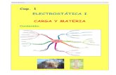 Cap. 1 ELECTROSTÁTICA I CARGA Y MATERIA... (Potencial eléctrico en ambos ... Distribución de las cargas en un conductor.- ... Cuando un electroscopio se carga con un signo