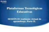 Plataformas Tecnológicas Educativas - Mi Materia en Líneamoodle2.unid.edu.mx/dts_cursos_mdl/pos/E/PTE/S02/PTE02_Visual.pdf · Contextualización ¿Cómo es que se configuran los