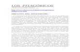 LOS PITAGÓRICOS - Blog de Matematicas · Web viewLos acusmáticos se constituyeron en custodios de las enseñanzas de Pitágoras y su preocupación fue que éstas se conservaran