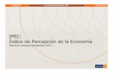 IPEC: Índice de Percepción de la Economía - adimark.cl noviembre 2011.… · 12-nov Gobierno ofrece reajuste de 4% al ... crea figura de dos mediadores para resolver disputas ...