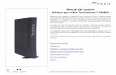 Manual del usuario Módem por cable Touchstone™ CM450 · Inicio Anterior Siguiente Manual del usuario del módem por cable Touchstone CM450 3 Seguridad Introducción Instalación