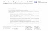 Bolet.n de Explotaci.n de la UIT - itu.int · N.o 844 – 2 Boletín de Explotación de la UIT Página Enmiendas a las publicaciones de servicio Nomenclátor de las estaciones de