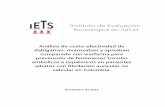 -efectividad de warfarina para - IETSiets.org.co/proyectos-en-curso/SiteAssets/Documentacion relacionada... · En este contexto, tanto las evaluaciones de costo-efectividad como el