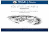 Guía Docente 2017/2018 - UCAM Universidad Católica San Antonio de Murcia – Tlf: (+34) 968 278 160 info@ucam.edu –  Guía Docente 2017/2018 Práctica Civil
