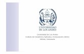 Universidad de Los Andes Instituto de Estadística Aplicada ...webdelprofesor.ula.ve/economia/gudberto/materias/metodos... · El conjunto de elementos que poseen las variables a medir