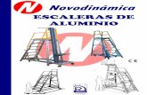 ESCALERAS DE ALUMINIO - Novodinámica S.L.U. - … DE ALUMINIO(5).pdf · La mejor respuesta para el manejo de cargas con volumen moderado Con la escalera de elevación de cargas manual,