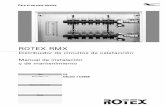 FA RMX 0081703034 01 1109 ES - Daikines.intpre.daikineurope.com/binaries/Manual de instalacion... · 4.1.2 Llenar y purgar hidráulicamente el sistema de suelo radiante ... Este manual