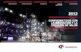 COMPROMETIDOS CON LA INNOVACIÓN Y LA CREACIÓN DE …€¦ · Durante el presente año, se lograron avances significativos en la nueva planta de cemento en Piura, contratándose