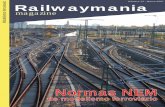 Normas NEM para modelismo ferroviario - railwaymania.comrailwaymania.com/docs/231/rwmmag13.pdf · omo en todos los aspectos industriales, el modelismo ferroviario depende de ciertas