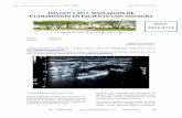 IMAGEN 6-2012: HALLAZGOS DE ULTRASONIDO EN ... asociado a edema, principalmente a nivel de articulaciones de miembros inferiores. Se realizó ecografía de ambas rodillas con trans-ductor
