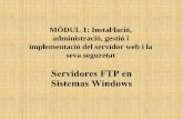 Servidores FTP en Sistemas Windows - Casanova … FTP en Windows...que copiarlo en un directorio concreto. Bastará con indicar cuál es el directorio original al que apunta el virtual