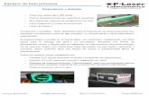 Equipos de baja potencia - P-Laser Latinoamérica: …p-laserla.com/wp-content/uploads/2017/10/Baja-potencia.pdf · 2017-10-20 · Equipos de baja potencia Descripción y detalles