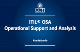 ITIL® OSA Operational Support and Analysis - ccti.com.co el entrenamiento te prepararemos para que puedas presentar y aprobar el examen de ITIL® OSA. (El examen está incluido en
