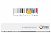 Presentación de PowerPoint - Colombia Compra Eficiente · Tabla de Contenido. ... de Colombia Compra Eficiente y solicitud de ... Lograr que la mitad de los departamentos y las capitales