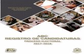 ABC DE REGISTRO DE CANDIDATURAS PROCESO ieez.org.mx/PE2018/Candidatos/ABC de Registro de Candidaturas 201 · PDF fileProcedencia o improcedencia, en su caso, de registro de candidaturas