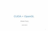 CUDA + OpenGL - Laboratorio de Computación Distribuida ... · PDF file2D y 3D Provee ... 18 OpenGL: ejemplo 4 ... The Cg Tutorial