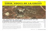 SIRIA: VOCES DE LA C RISIS - amnesty.org todas las voces críticas con el gobierno; y encerrando en prisión a figuras de oposición política pacífica, abogados que defienden a presos