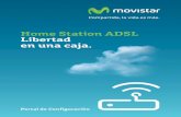 Home Station ADSL P.DG A4001N - Movistar. Internet, … · 2012-03-21 · La barra del fortalecedor de contraseña comunicará la bondad de la contraseña ... Selecciona la tecla