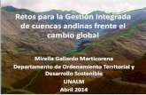Retos para la Gestión integrada de cuencas andinas frente ... · 4. Partes de la Cuenca Hidrográfica Partes de la Cuenca Nombres que reciben 1 zona de recepción cuenca de recepción