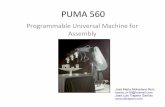 En 1985, el robot PUMA 560 - ceres.ugr.esceres.ugr.es/~angel/docencia/robin/Apuntes/Trabajo_Robot_Puma4.pdf · Estructura del robot El robot PUMA 560 es un robot con 6 grados de libertad