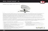 GCS PANTHER II - globalcoms.com · El sistema estándar se ofrece con un módem iDirect Evolution iConnex e850mp ... El Panther II integra un método de orientación manual de la