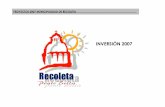 INVERSIÓN 2007 - recoleta.cl · especificaciones técnicas y presupuesto detallado para la posterior ejecución del ... entre Santa María y el Acceso Parque ... memoria de calculo,