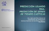 Dra. María del Pilar Gómez Gil Coordinación de …ccc.inaoep.mx/~pgomez/cursos/prediccion/presentaciones/... · ... debido a la gran variedad de aplicaciones en que se ... Predicción