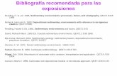 Bibliografía recomendada para las exposicionesusuarios.geofisica.unam.mx/gvazquez/geoquimpetrolFI/barralateral/... · Bibliografía recomendada para las exposiciones ... ed., Ed.